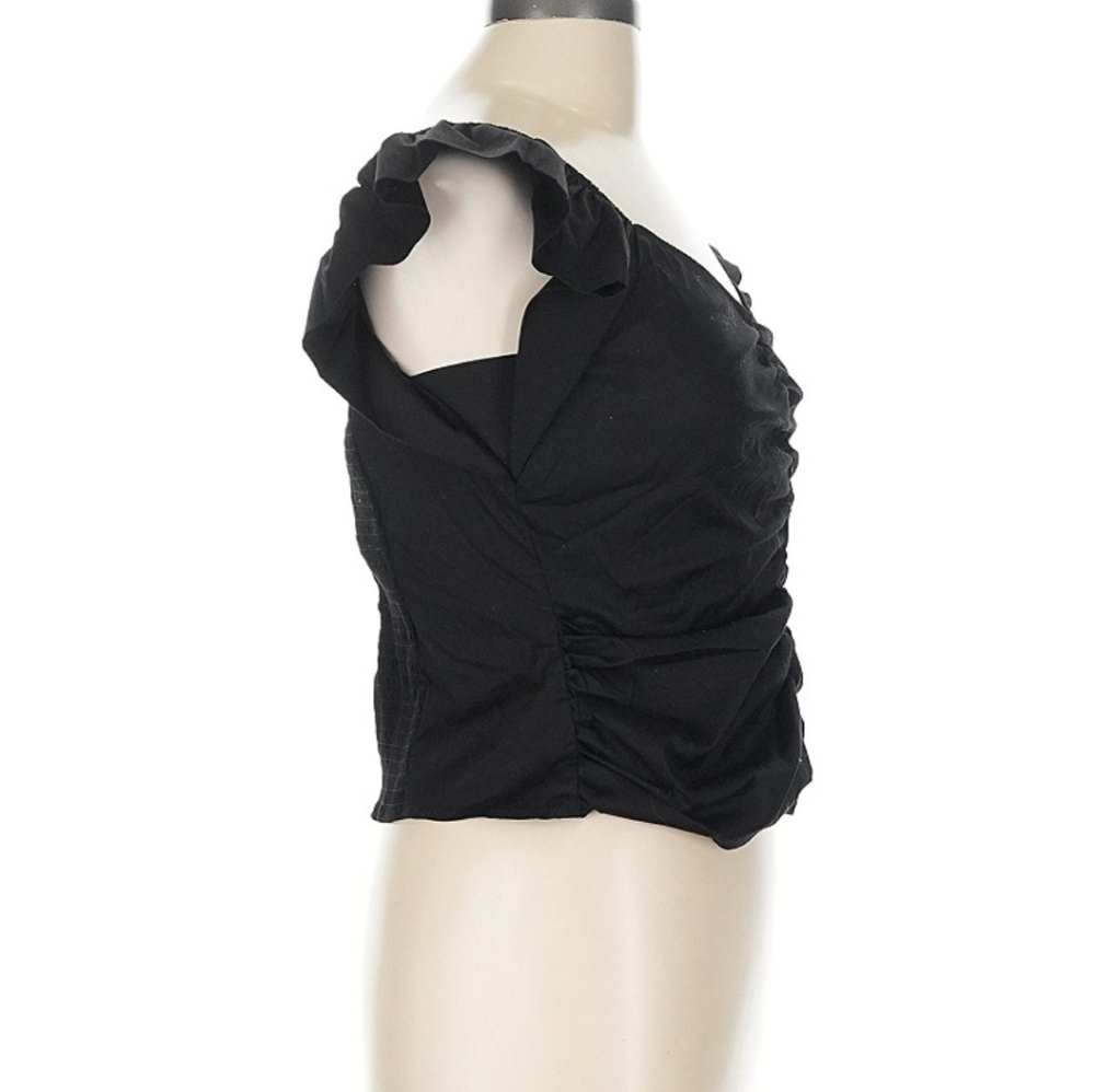 NWT WHBM Flutter Sleeve Ruched Front Top - Picture 2 of 3